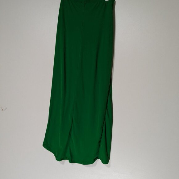*3/$10* Forever 21 Ribbed Maxi Skirt Kelly Green Size Medium - Picture 3 of 5